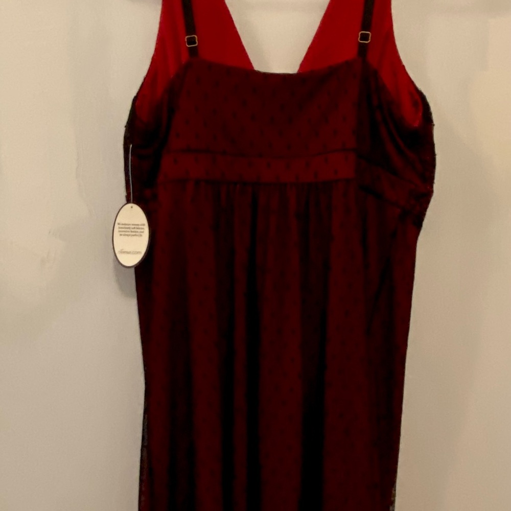 Soma sexy red and Black Lace short nightie! New with tags - Picture 6 of 9